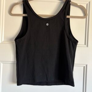 CRZ yoga butterlux classic tank, black, size medium